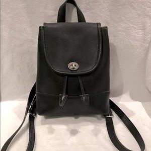 Coach vintage Daypack backpack 9960 Leather black